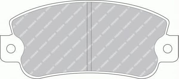 FDB351B Ferodo Тормозные колодки