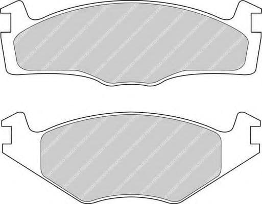 FDB392 Ferodo Тормозные колодки