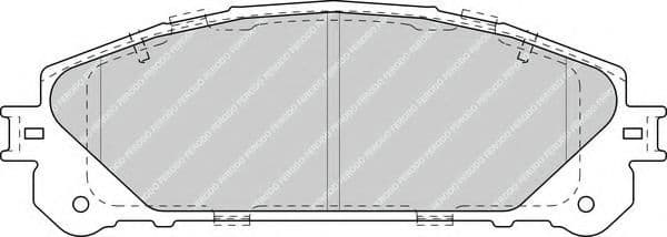 FDB4354 Ferodo Гальмівні колодки