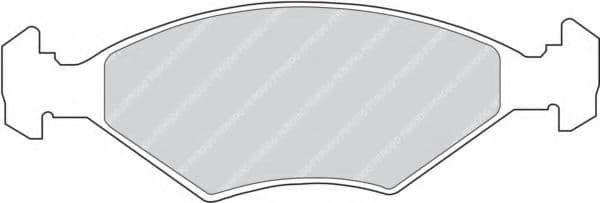 FDB519 Ferodo Тормозные колодки