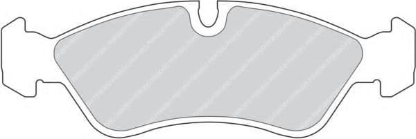 FDB584 Ferodo Гальмівні колодки