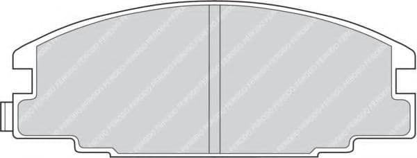 FDB678 Ferodo Гальмівні колодки