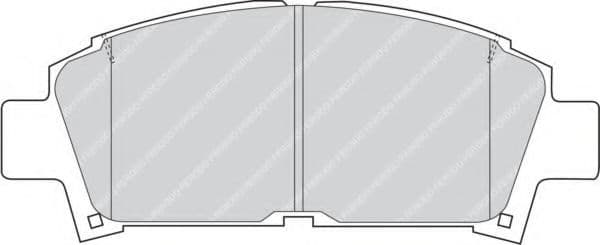 FDB928 Ferodo Гальмівні колодки