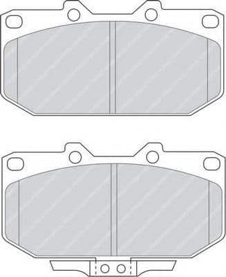 FDB986 Ferodo Гальмівні колодки