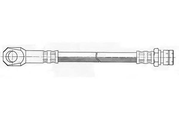 FHY2061 Ferodo Гальмівний шланг