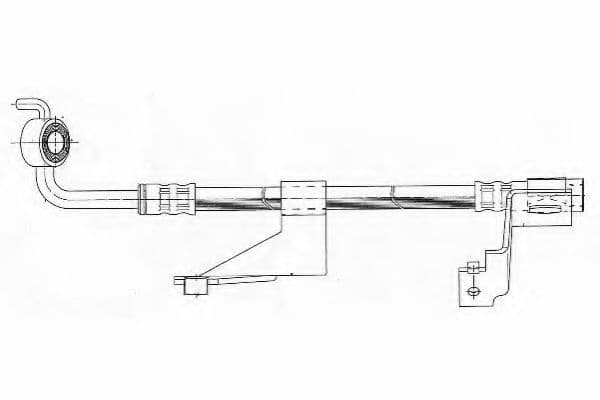 FHY2175 Ferodo Гальмівний шланг для Ford Escort