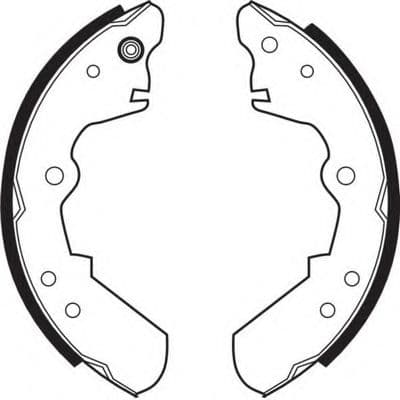 FSB257 Ferodo Тормозные колодки