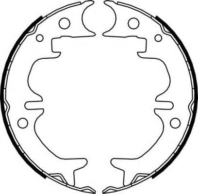 FSB4008 Ferodo Колодки ручника