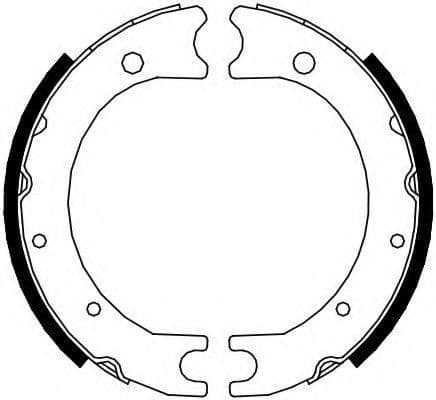 FSB4119 Ferodo Колодки ручника