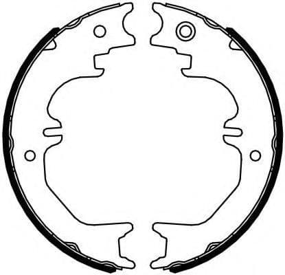 FSB4125 Ferodo Колодки ручника