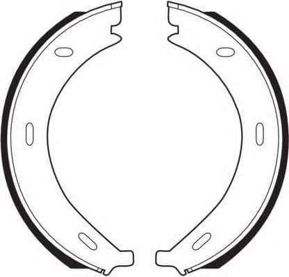 FSB536 Ferodo Колодки ручника