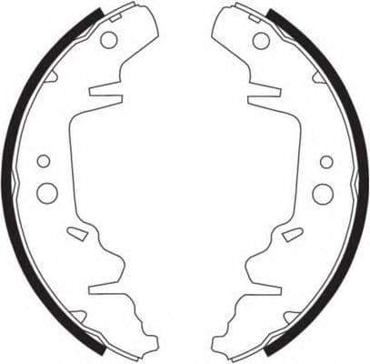 FSB568 Ferodo Гальмівні колодки