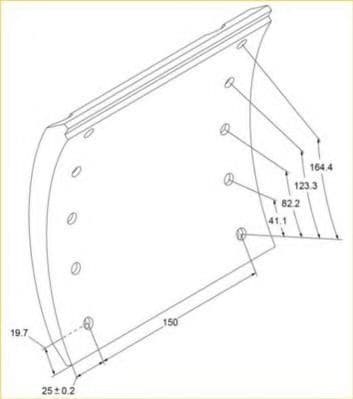 K19192.0-F3504 Ferodo Накладки барабанних гальмівних колодок