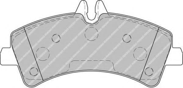 FVR1779 Ferodo Гальмівні колодки