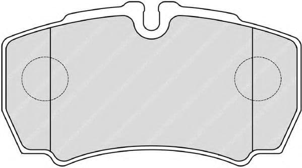 FVR4140 Ferodo Тормозные колодки