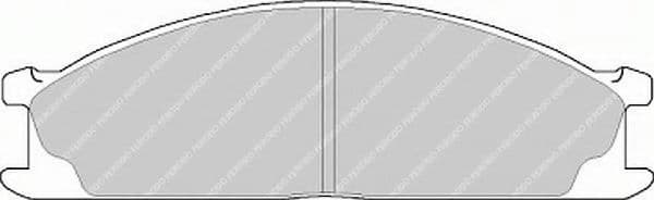 FVR641 Ferodo Гальмівні колодки