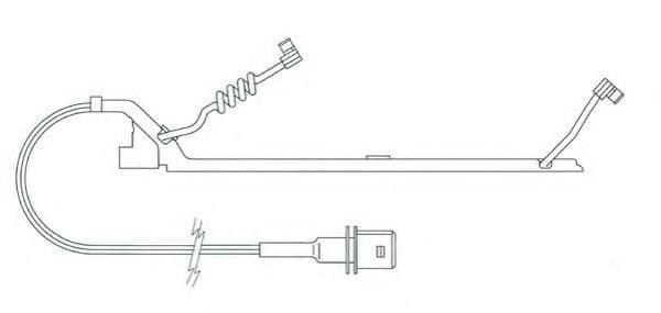 FAI169 Ferodo Датчик зношення гальмівних колодок