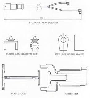 FAI171 Ferodo Датчик зношення гальмівних колодок