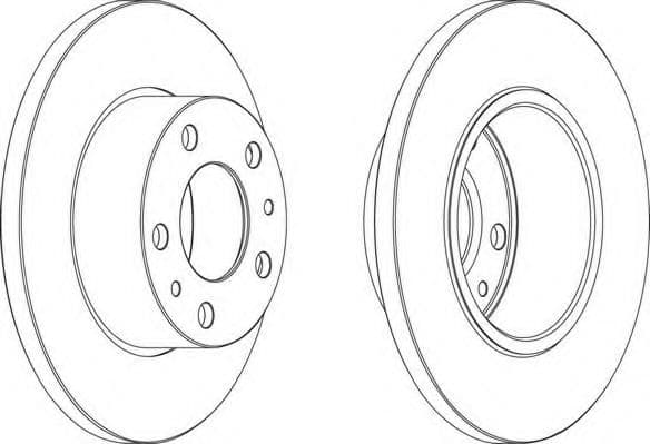 FCR195A Ferodo Тормозной диск для Iveco Daily III