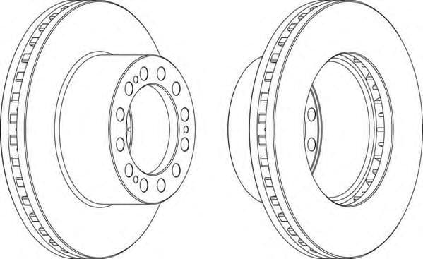FCR204A Ferodo Гальмівний диск