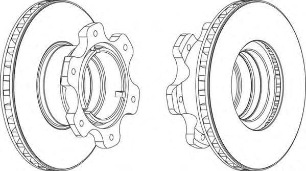 FCR208A Ferodo Гальмівний диск