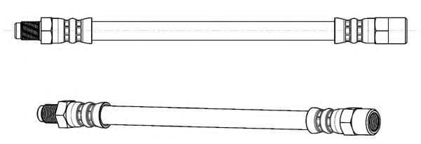 FHY2577 Ferodo Тормозной шланг для Audi A6