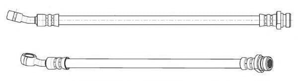 FHY2707 Ferodo Гальмівний шланг