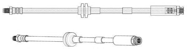 FHY2709 Ferodo Тормозной шланг