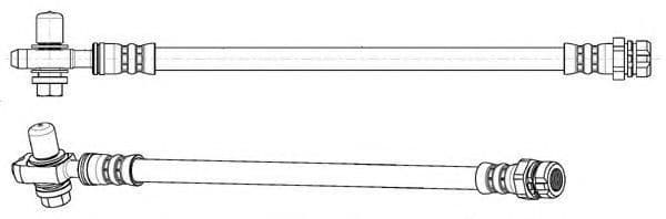 FHY2822 Ferodo Тормозной шланг