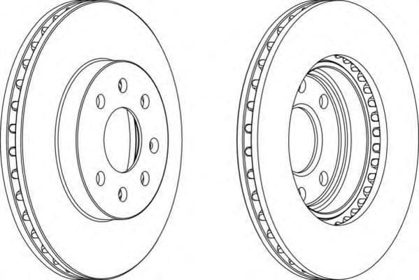 DDF1097 Ferodo Тормозной диск