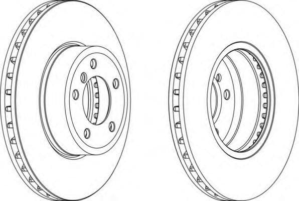 DDF1242C-1 Ferodo Тормозной диск