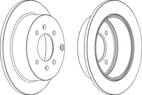 DDF1448 Ferodo Гальмівний диск