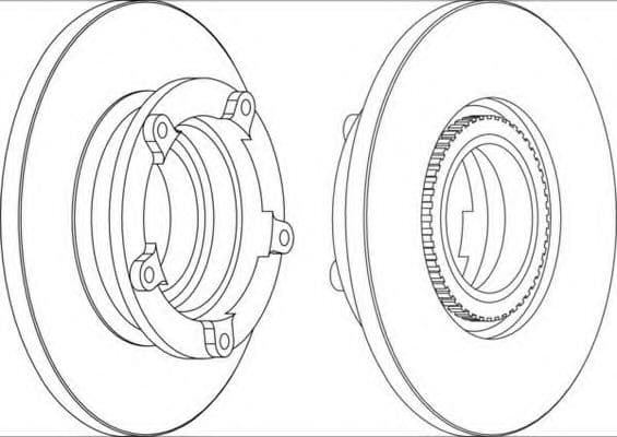 DDF1573-1 Ferodo Тормозной диск