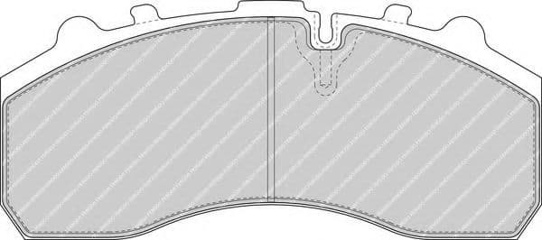 FCV1373BFE Ferodo Гальмівні колодки