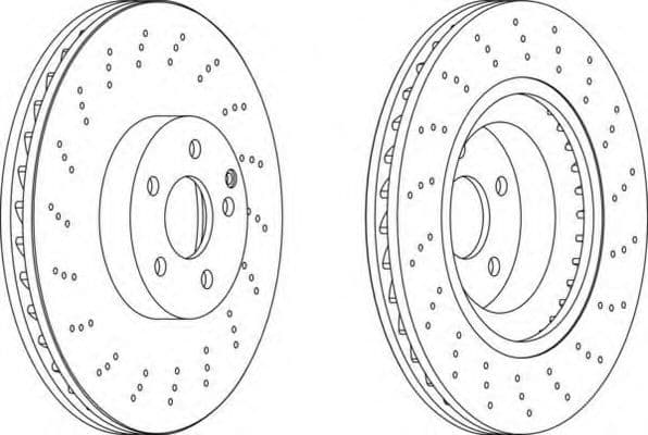 DDF1639C-1 Ferodo Тормозной диск