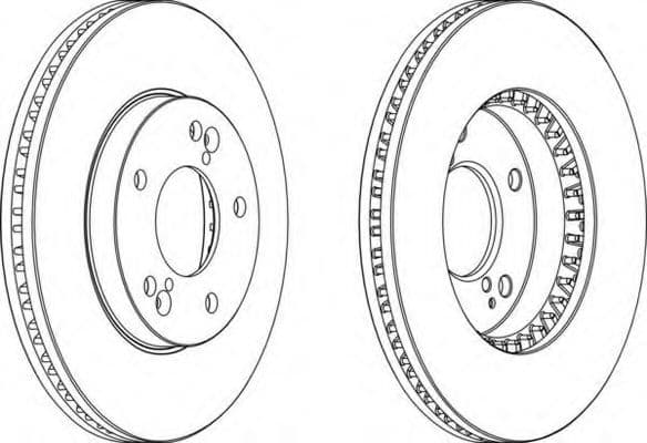 DDF1786 Ferodo Гальмівний диск
