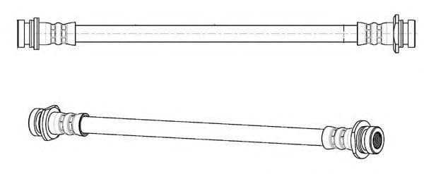 FHY3077 Ferodo Тормозной шланг