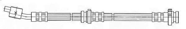 FHY3109 Ferodo Гальмівний шланг для Nissan Almera