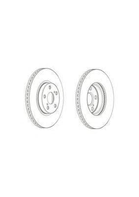 DDF1865C Ferodo Тормозной диск