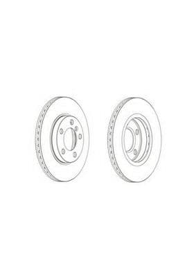 DDF2122C Ferodo Гальмівний диск