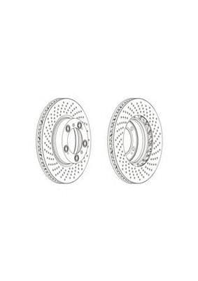 DDF2020LC-1 Ferodo Тормозной диск