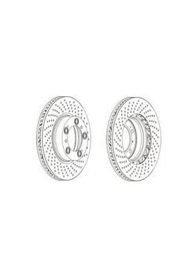 DDF2020RC-1 Ferodo Тормозной диск