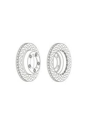 DDF2012C Ferodo Тормозной диск