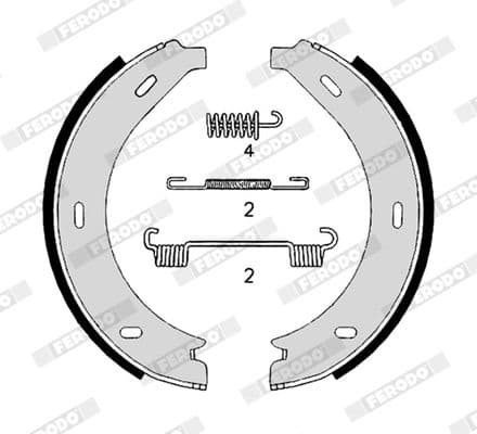 fsb4306 Ferodo Гальмівні колодки