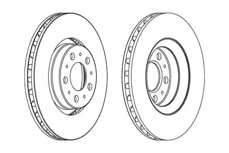 ddf1078c Ferodo Тормозной диск
