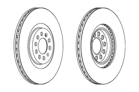 ddf1118c Ferodo Тормозной диск
