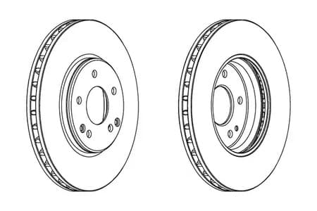 DDF1136C Ferodo Тормозной диск
