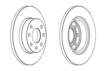 DDF116C Ferodo Гальмівний диск