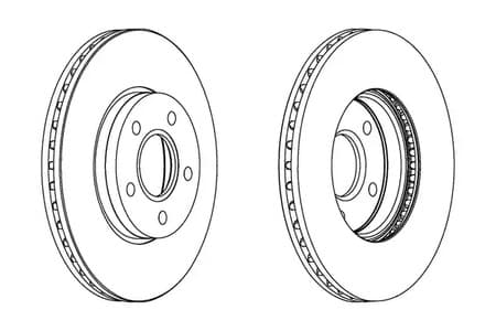 ddf1222c Ferodo Тормозной диск