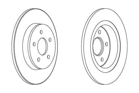 ddf1227c Ferodo Гальмівний диск